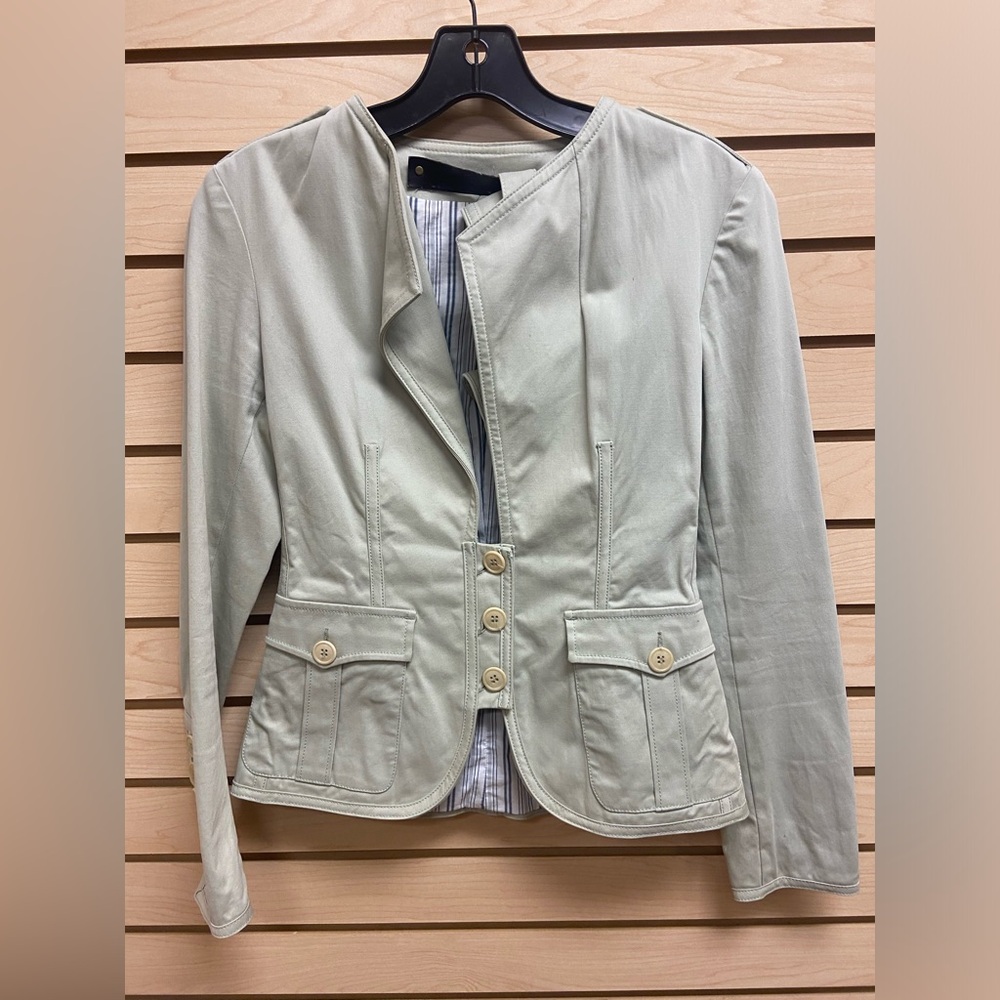 De BARBARA BUI WOMEN HIGH FASHION COTTON JACKET SIZE EURO 38